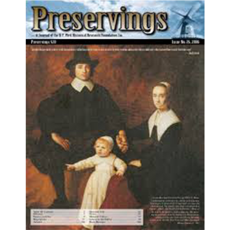 Preservings, Issue No. 26, 2006