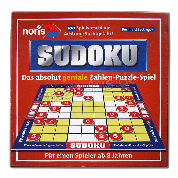 SUDOKU - für einen Spieler: Das absolut geniale Zahlen-Puzzle-Spiel