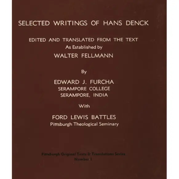 Selected Writings of Hans Denck
