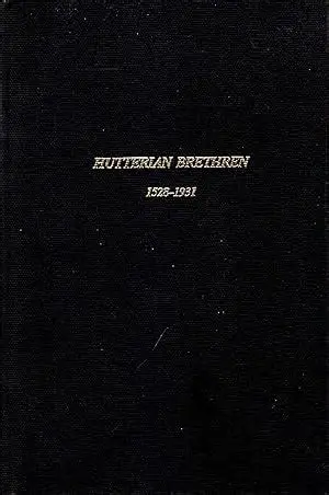 Hutterian Brethren 1528-1931