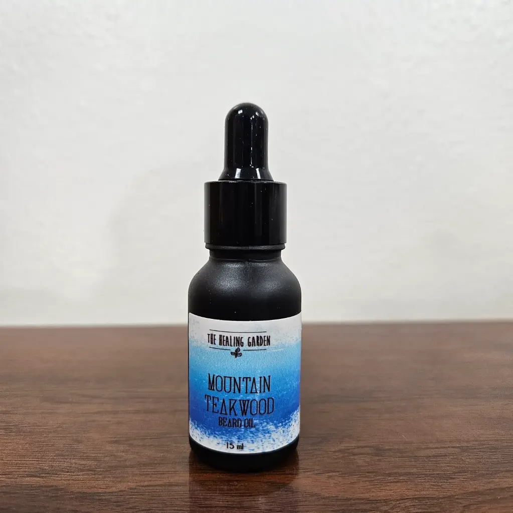 Beard Oil, Mountain Teakwood (15ml)