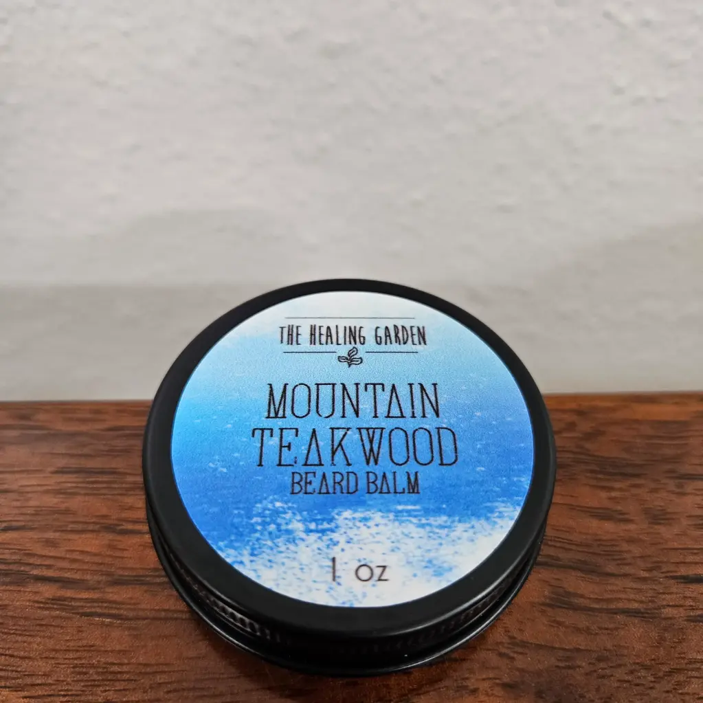 Beard Balm, Mountain Teakwood (1oz)