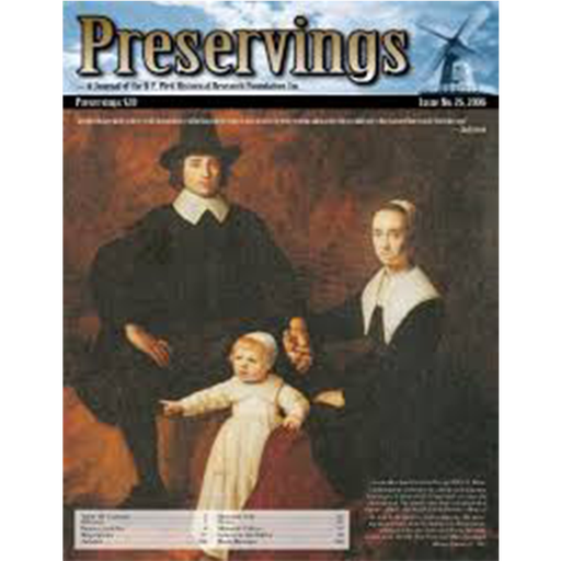Preservings, Issue No. 26, 2006