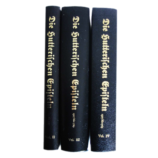 Die Hutterischen Episteln: Volume 4