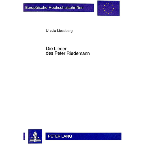 [3-631-32698-X] Die Lieder des Peter Riedemann